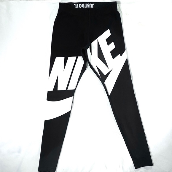 NIKE LEG-A-SEE EXPLODE LOGO LEGGINGS - Picture 2 of 2